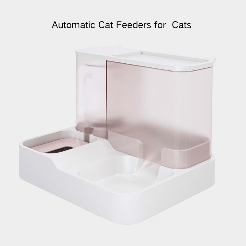 Automatic Cat Feeder Pink