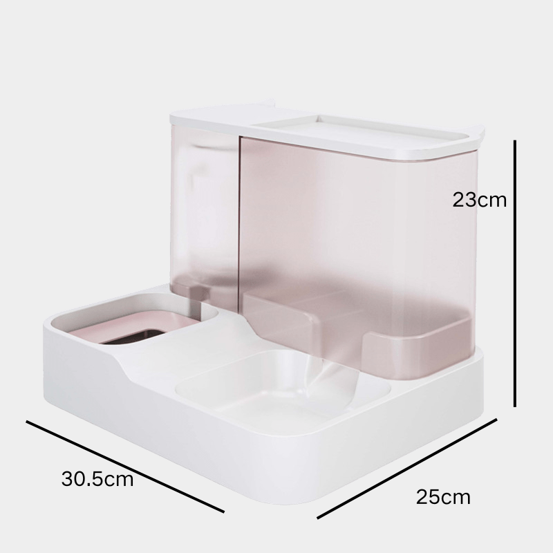 Automatic Cat Feeder display Size