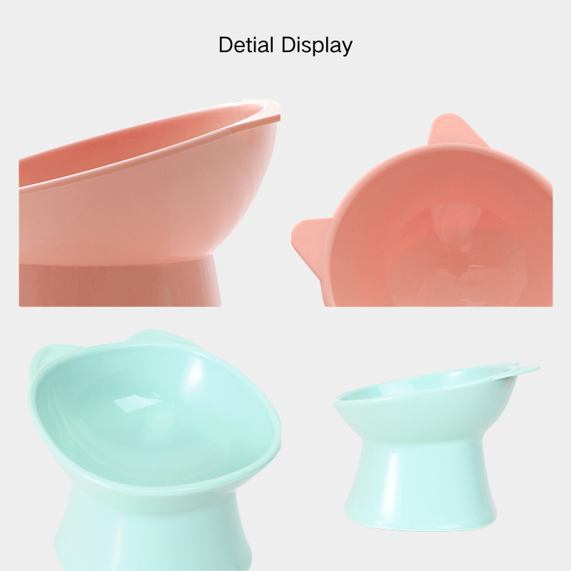 Elevated Cat Bowl for Neck Protection