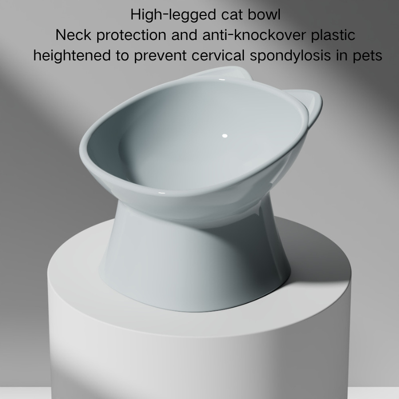 Elevated Cat Bowl for Neck Protection