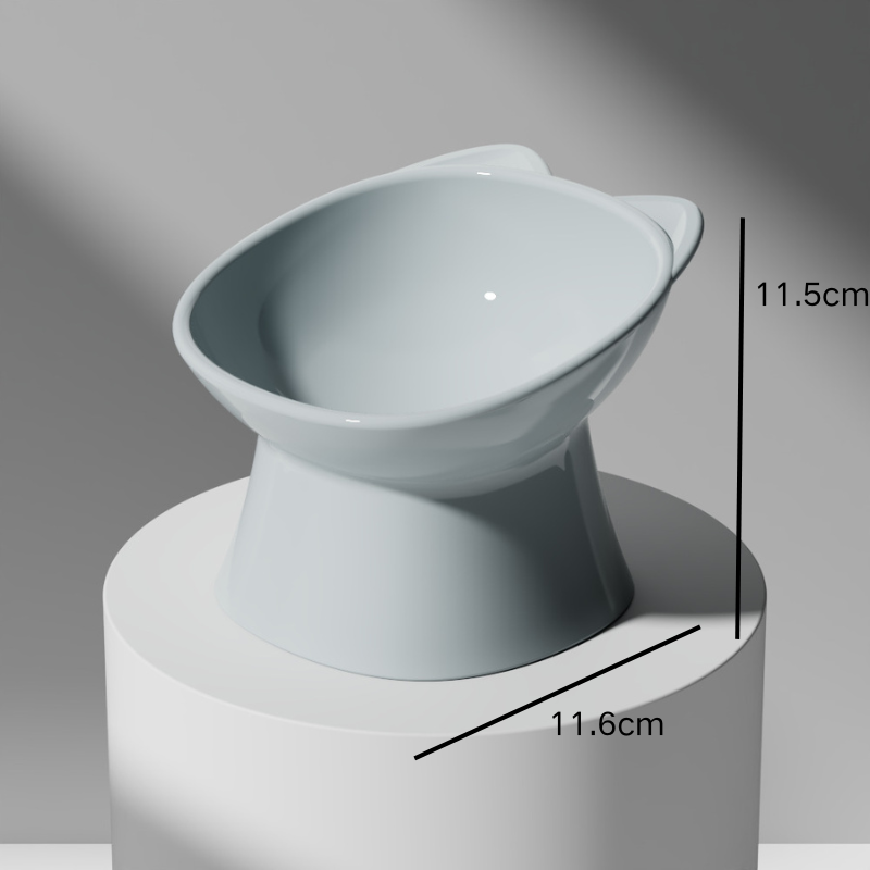 Elevated Cat Bowl for Neck Protection