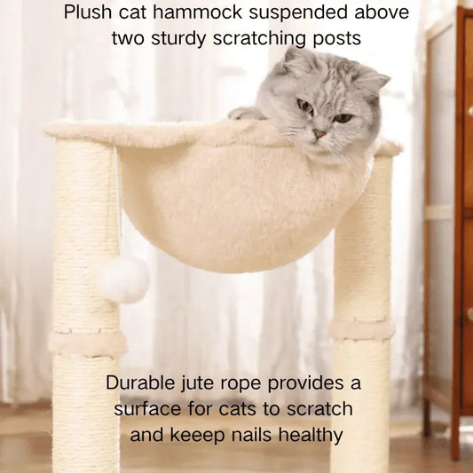 MythicMews Cat Tower – Multi-Level Indoor Cat Tree