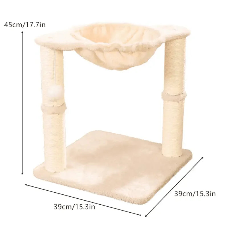 MythicMews Cat Tower – Multi-Level Indoor Cat Tree