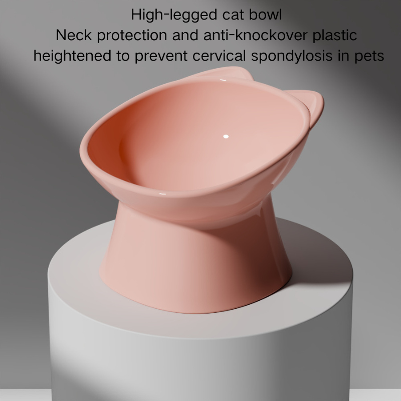 Elevated Cat Bowl for Neck Protection