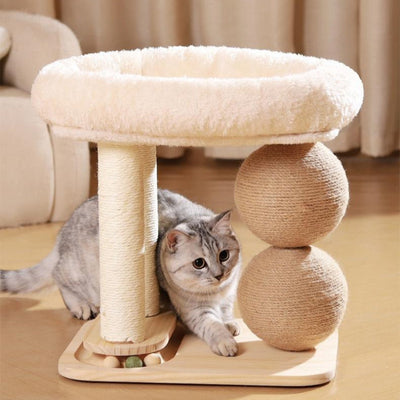 cat Sisal Cat Scratching Ball and Post 