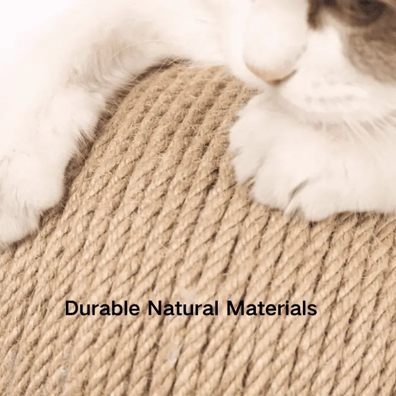 Rotating Sisal Cat Scratching Ball Toy